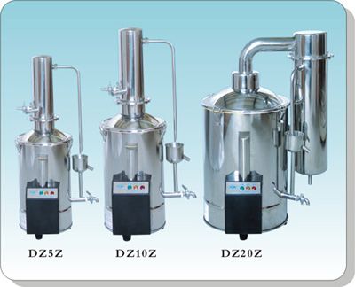 上海三申10L自控型不锈钢电热蒸馏水器DZ10Z